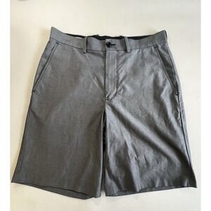 John W Nordstrom Shorts Mens 32W Gray 100% Cotton Contry Club Golf Chino Bermuda